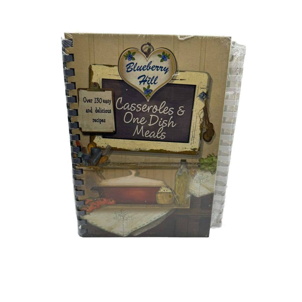 Blueberry Hill Cookbook Set Casseroles One Dish Slow Cooker Family Recipes New